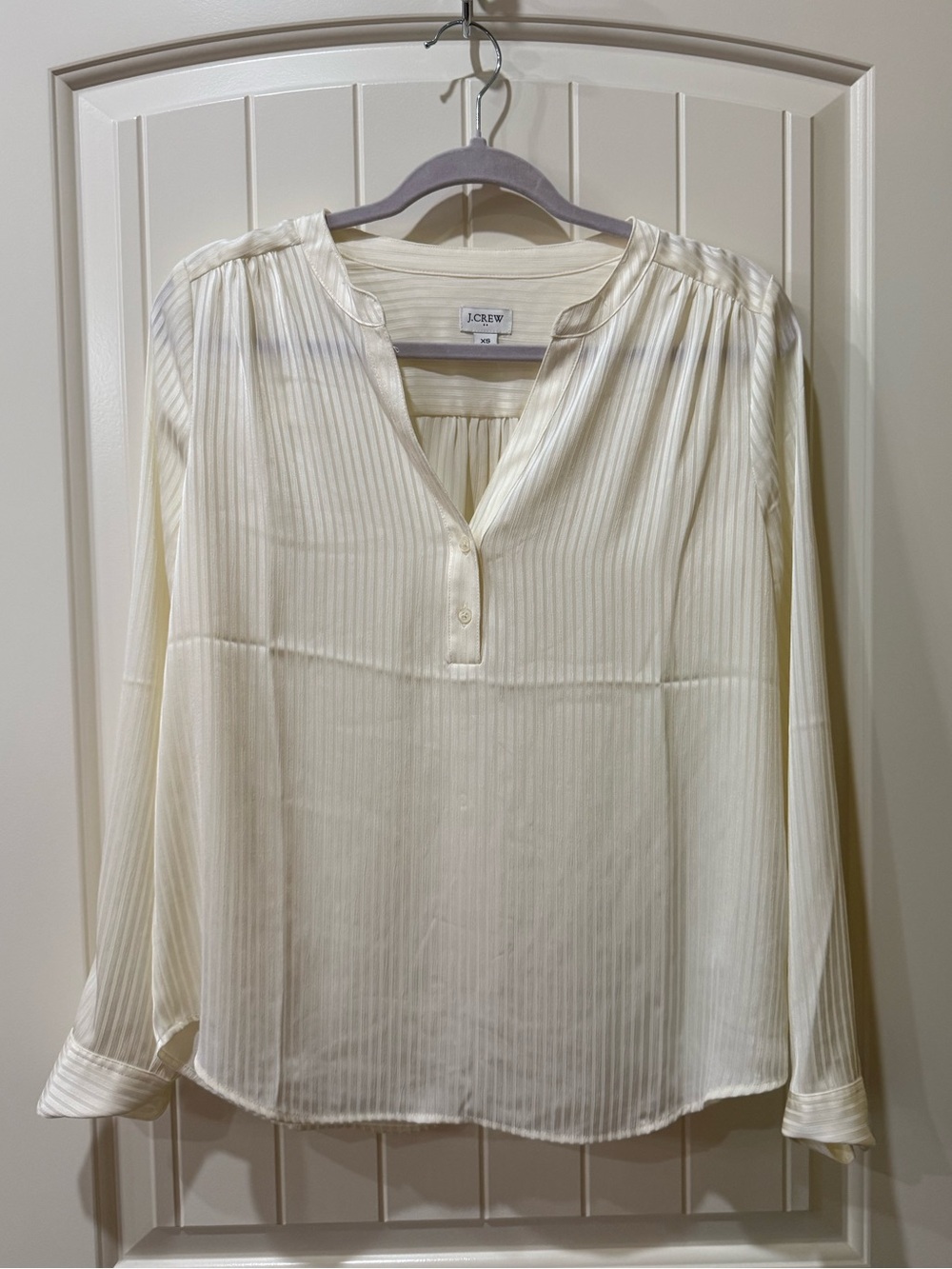 J Crew White Blouse